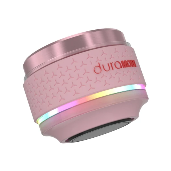 duraMOBI Hum-Pro Mini Bone Conduction vezeték nélküli BT 5.0 hangszóró, EQ mód színes környezeti fénnyel állítható, IP54 vízálló - Pink
