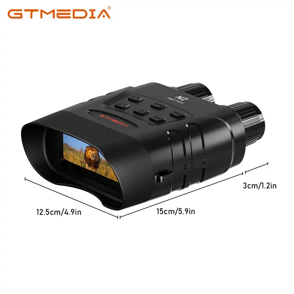 GTMEDIA N2 éjjellátó távcső 2,4 hüvelykes képernyővel, 5x zoommal