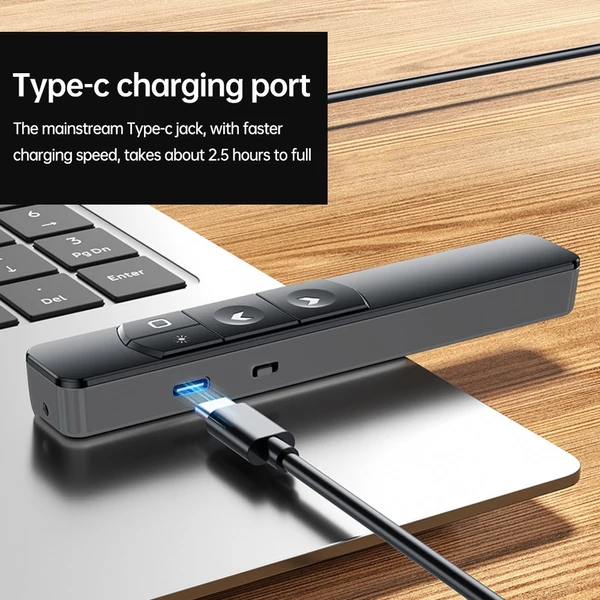 2,4G vezeték nélküli lézeres prezentációs mutató Power Point PPT-hez