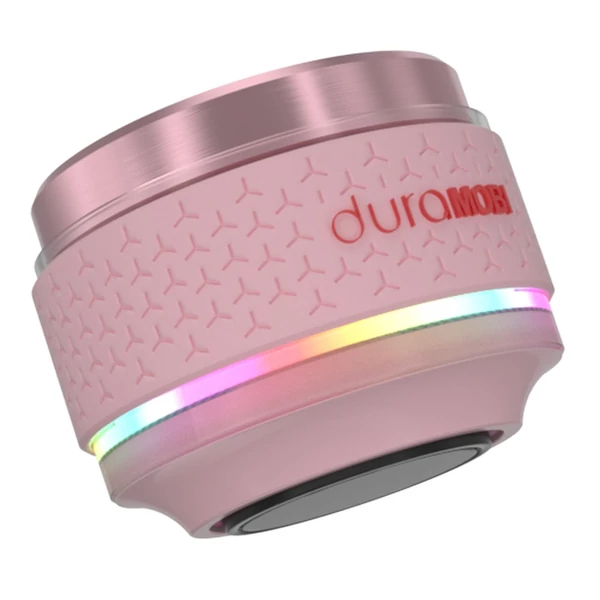 duraMOBI Pro Bone Conduction True vezeték nélküli hangszóró - Intelligens BT sztereó hanggal és LED világítással - Pink, 1db