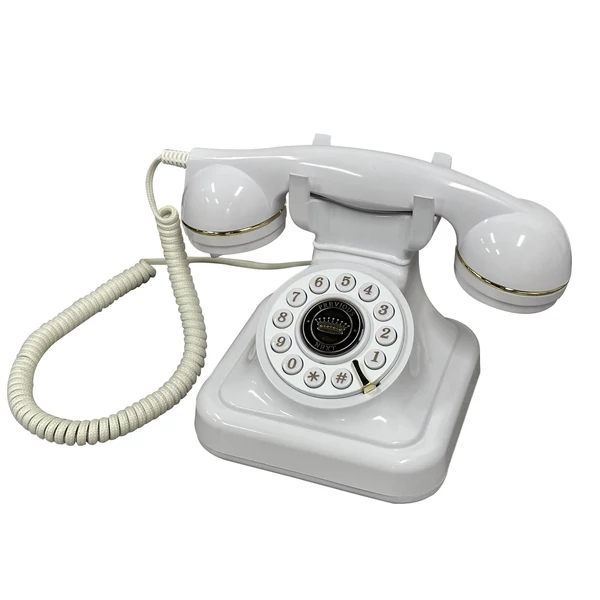 Hangüzenet-könyv, Hangfelvétel, Vintage telefonrögzítő - Fehér