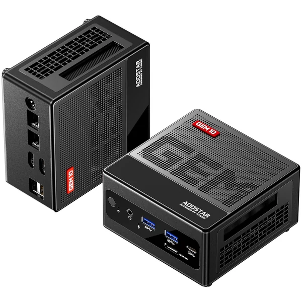 AOOSTAR Mini asztali számítógép, Windows 11PRO, AMD Ryzen™ 7 6800H - 32G LPDRR5, 1T SSD