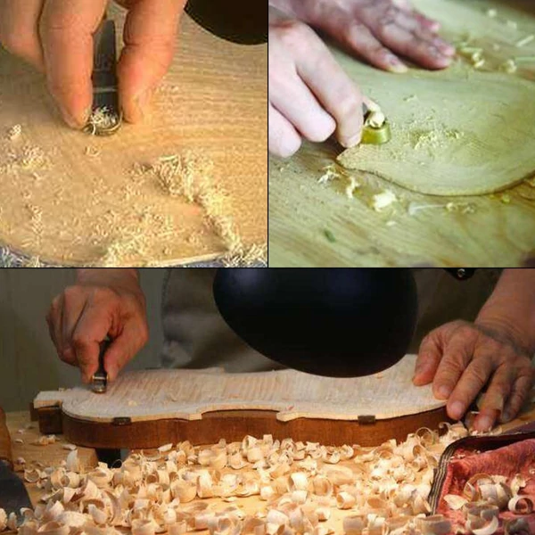 Mini fagyalu készlet - Réz Luthier eszköz barkács hegedű, brácsa, cselló fa hangszer készítéséhez (5 db)