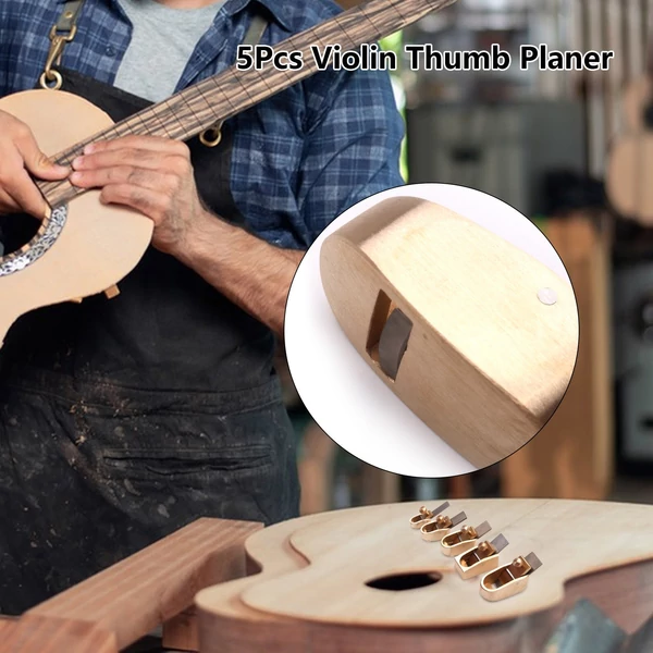 Mini fagyalu készlet - Réz Luthier eszköz barkács hegedű, brácsa, cselló fa hangszer készítéséhez (5 db)