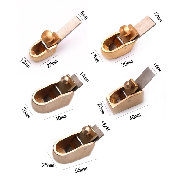 Mini fagyalu készlet - Réz Luthier eszköz barkács hegedű, brácsa, cselló fa hangszer készítéséhez (5 db)