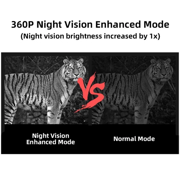 Színes éjjellátó távcső, digitális infratávcső 10-szeres optikai zoommal vadászathoz