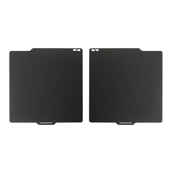 PEI építőlemez lap 257x257 mm rugós acéllemez kétoldalas - bevonatos PEI nyomtatóplatform