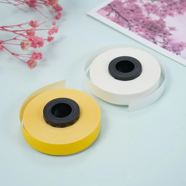 PET címkeszalagok utántöltők MAX LM címkenyomtatókhoz - 9mmx8m (10 db/csomag) - Fehér