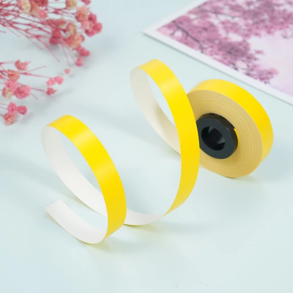 PET címkeszalagok utántöltők MAX LM címkenyomtatókhoz - 9mmx8m (10 db/csomag) - Fehér