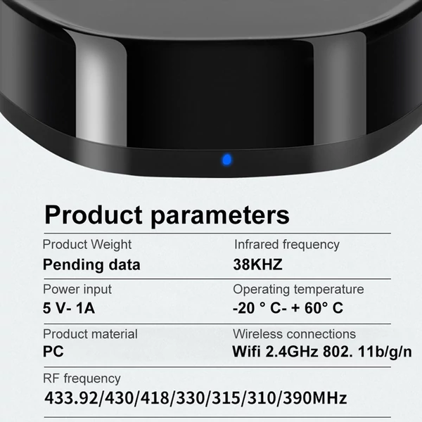 YRC12 IR RF távirányító, Smart Home WiFi távirányító