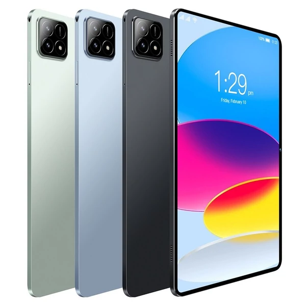 10,1 hüvelykes 1960*1080 nagy tisztaságú táblagép, kettős kamera Android 13, MT6797, 6 GB+128 GB - Zöld