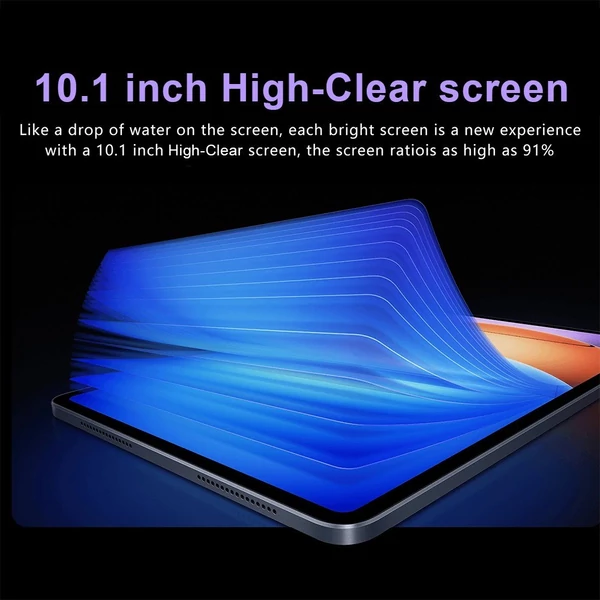 10,1 hüvelykes 1960*1080 nagy tisztaságú táblagép, kettős kamera Android 13, MT6797, 6 GB+128 GB - Zöld