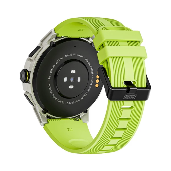 LOKMAT APPLLP: 4G intelligens óra 1,43 hüvelykes AMOLED képernyővel, 2 megapixeles kamerával és GPS-szel, fitneszkövetővel - Zöld