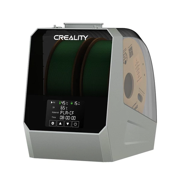 Creality Space Pi Filament Szárító Plusz (2 tekercs). 3D nyomtatóhoz. PTC fűtés, időzítő, LCD. Nylon/ABS/PETG/PLA/TPU 1.75/2.85mm