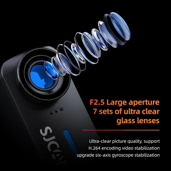 SJCAM C110 4K 30FPS akciókamera, WiFi sportkamera - Fekete