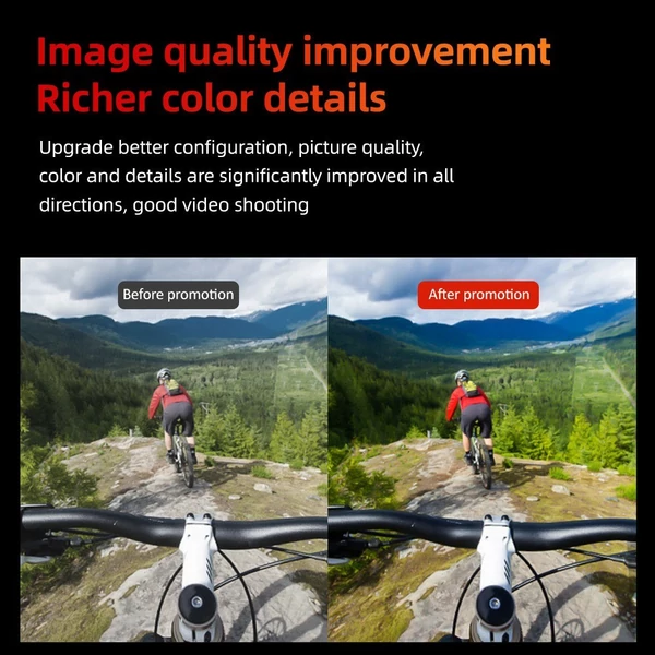 SJCAM C110 4K 30FPS akciókamera, WiFi sportkamera - Fekete