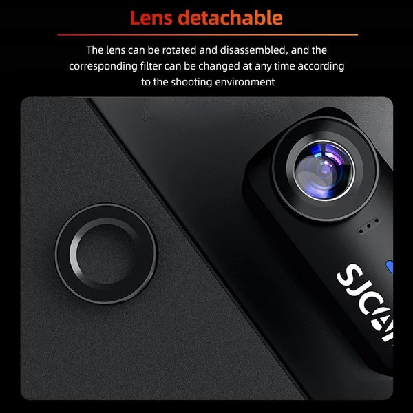 SJCAM C110 4K 30FPS akciókamera, WiFi sportkamera - Fekete