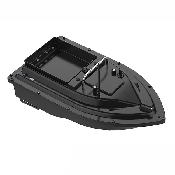 Vezeték nélküli távirányítós horgászcsali csónak - Fekete, 12000mAh