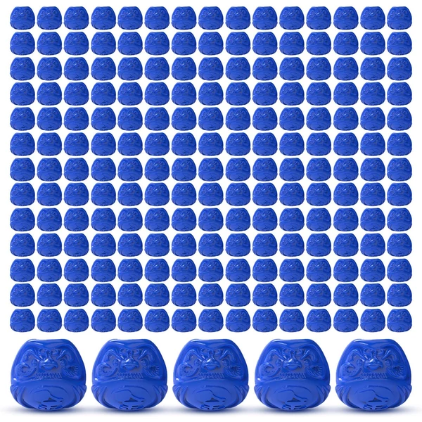 Tetováló, hímző tintacsészék vastagított talppal (200db) - Kék