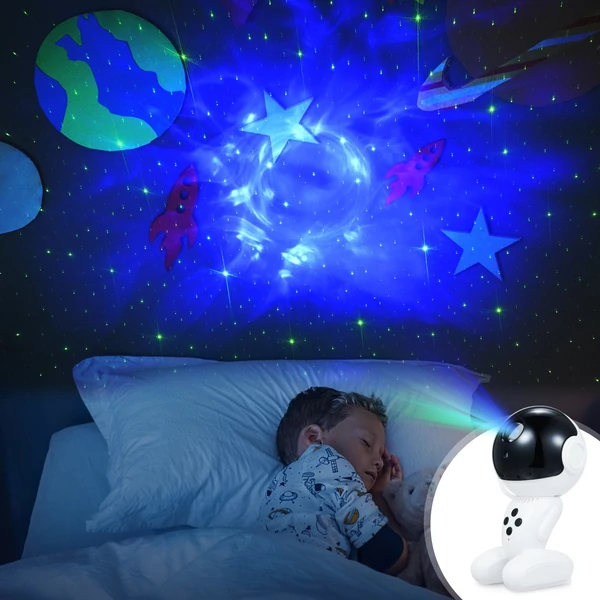 Star Projector Galaxy éjszakai fény, csillagos köd mennyezeti LED lámpa