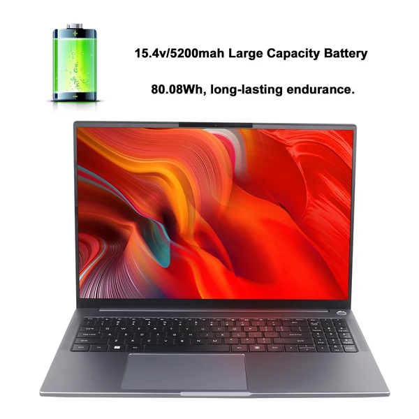 Ninkear A16 Pro laptop grafikus tervezéshez, 16 hüvelykes, nagy tisztaságú kijelző 32 GB + 1 TB