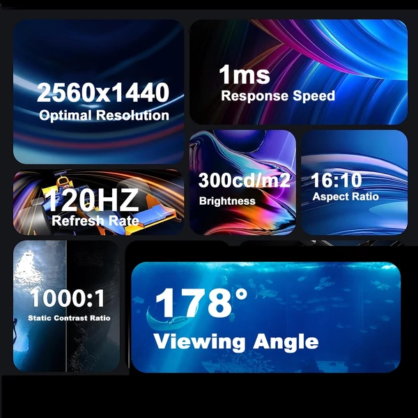 Ninkear A16 Pro laptop grafikus tervezéshez, 16 hüvelykes, nagy tisztaságú kijelző 32 GB + 1 TB