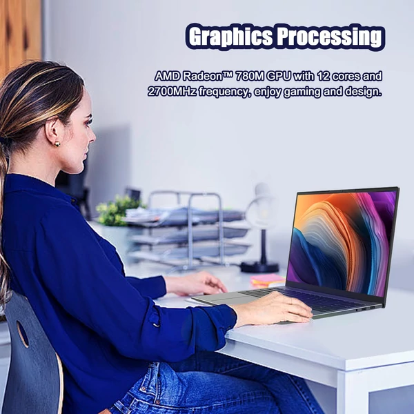 Ninkear A16 Pro laptop grafikus tervezéshez, 16 hüvelykes, nagy tisztaságú kijelző 32 GB + 1 TB