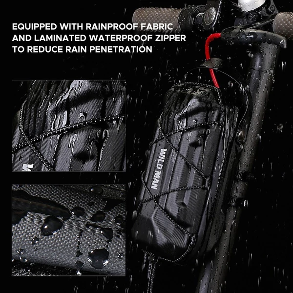 WILD MAN Rainproof Quick Release kerékpár kormánytáska