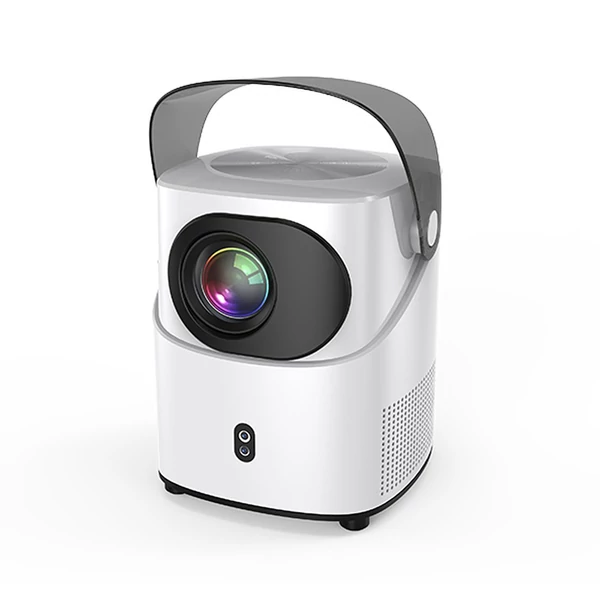 Hordozható T-2 projektor, 1080P házimozi Android 9.0 videoprojektor