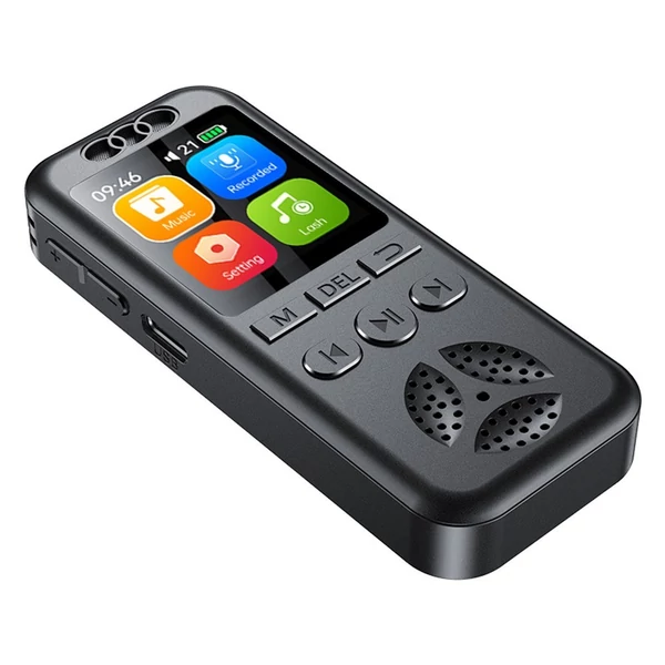 SU7 digitális hangrögzítő, hangaktivált hangrögzítés, zajcsökkentés MP3 zenelejátszóval - 8 GB
