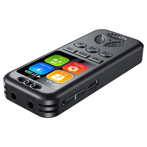 SU7 digitális hangrögzítő, hangaktivált hangrögzítés, zajcsökkentés MP3 zenelejátszóval - 64 GB