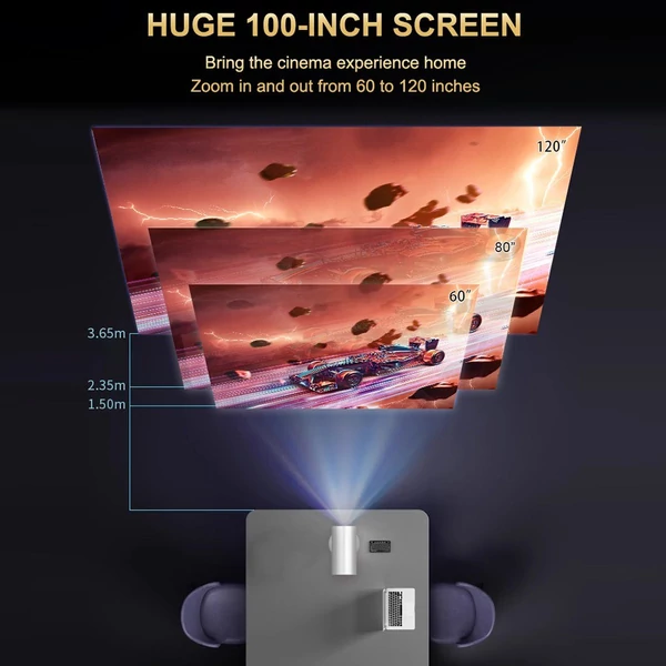 TS-3 720P házimozi projektor, Android 11 videoprojektor filmvetítő