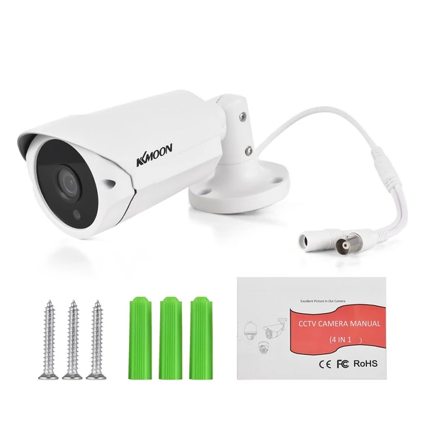 KKMOON 1080P CCTV kamera, vezetékes biztonsági kamera, beltéri monitor kamera - NTSC