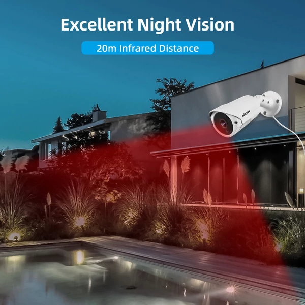 KKMOON 1080P CCTV kamera, vezetékes biztonsági kamera, beltéri monitor kamera - NTSC