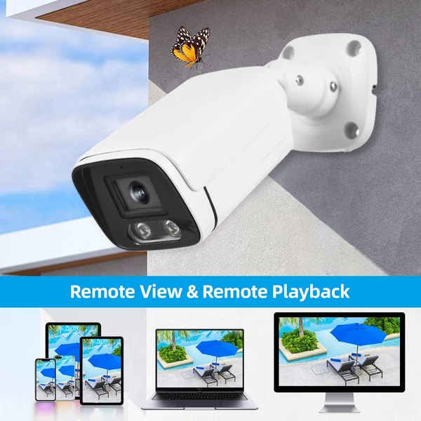 4 MP POE IP kamera biztonsági kamera, monitor kamera