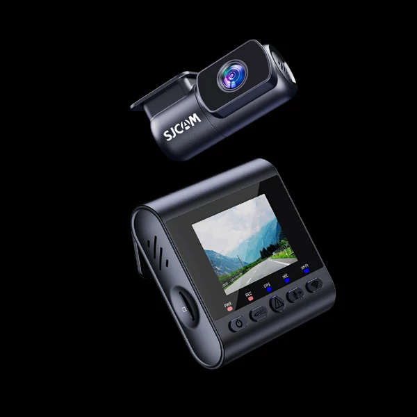 SJCAM M60 4K 30FPS műszerfali kamera első autós GPS műszerfali kamera rögzítő műszerfal első és hátsó kamerával