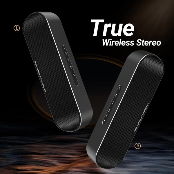 S9 Pro vezeték nélküli BT 5.3 hangszóró, TF kártya / AUX IN / zenelejátszó, asztali mély basszus hangdoboz