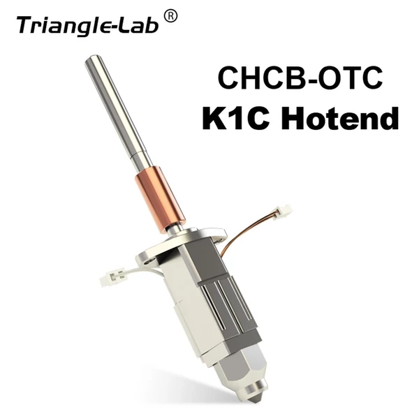 Trianglelab CHCB-OTC Hotend Kit, kompatibilis a Creality K1C 3D nyomtatóval, amely alkalmas MK8 fúvókához és 1,75 mm-es CF/ABS/PLA/PETG szálakhoz