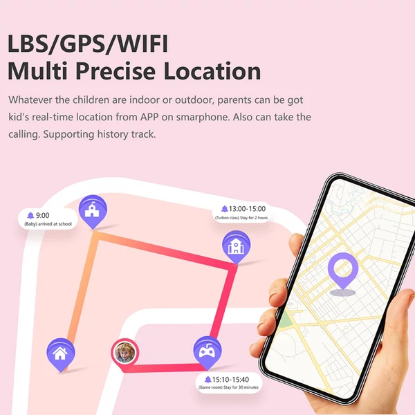 LT21 4G okosóra gyerekeknek – videohívás, GPS, vízálló, SOS és egyebek - Fekete