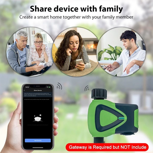 Sprinkler időzítő, egy kimenetű automatikus öntözőrendszer