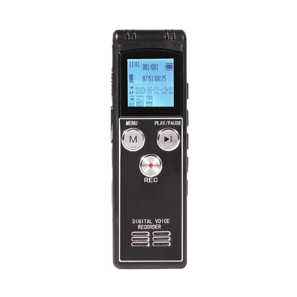T63 digitális hangrögzítő, 8GB+32GB aktivált felvétel lejátszás, MP3 zenelejátszó mikrofonnal és hangszóróval