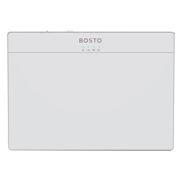 BOSTO T02 vezetékes és vezeték nélküli érintőpad 2.4G & BT & USB, ultravékony edzett üvegfelület