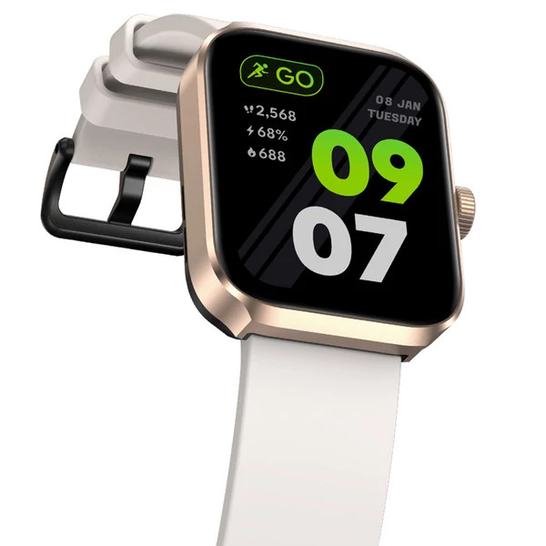 Zeblaze Beyond 3Plus GPS okosóra – 1,78 hüvelykes kijelző, hívások kezdeményezése/fogadása, 24 órás állapotfigyelés - Arany