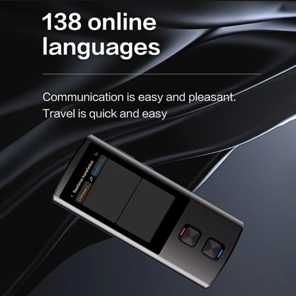 T17 intelligens nyelvi fordítóeszköz 1 GB + 16 GB memória 3,0 hüvelykes IPS HD képernyő