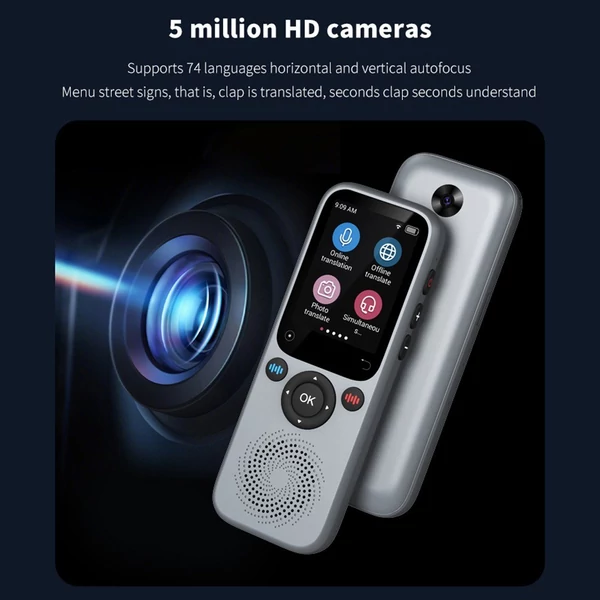 S20 intelligens nyelvi fordító, 1 GB + 8 GB memória 2,0 hüvelykes IPS HD képernyő