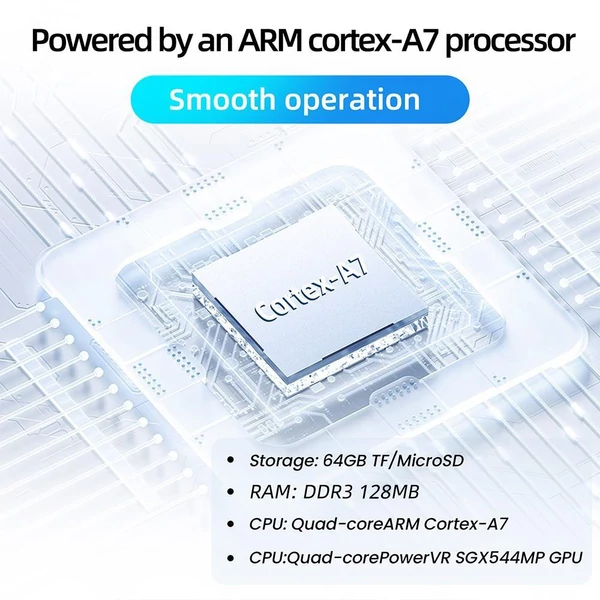 Miyoo Mini Plus+ hordozható játékkonzol - 3,5 hüvelykes IPS képernyő, ARM Cortex-A7 - Fehér, 128 GB