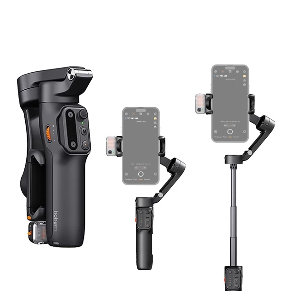 hohem iSteady V3 bővíthető 3 tengelyes okostelefonos karimbal stabilizátor - Fekete