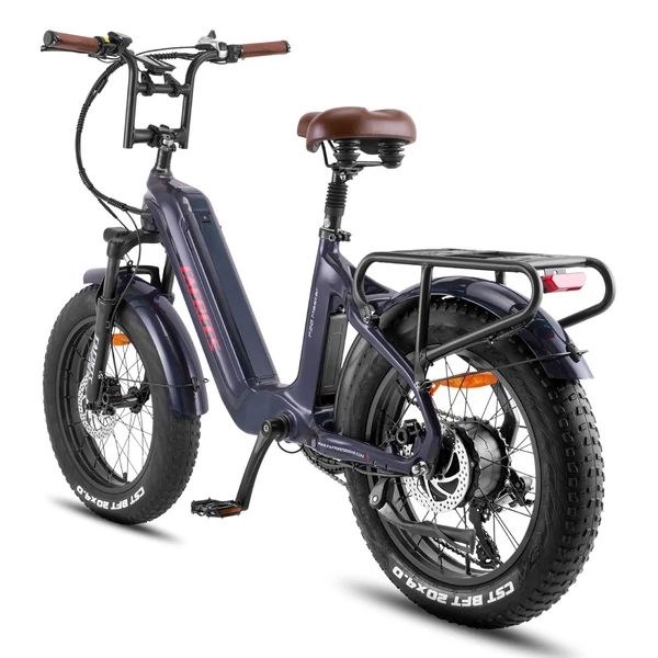 FAFREES F20 Master elektromos kerékpár 20 * 4,0 hüvelykes zsíros gumiabroncsok 500 W hátsó hajtómotor 48 V 22,5 AH akkumulátor - Szürke