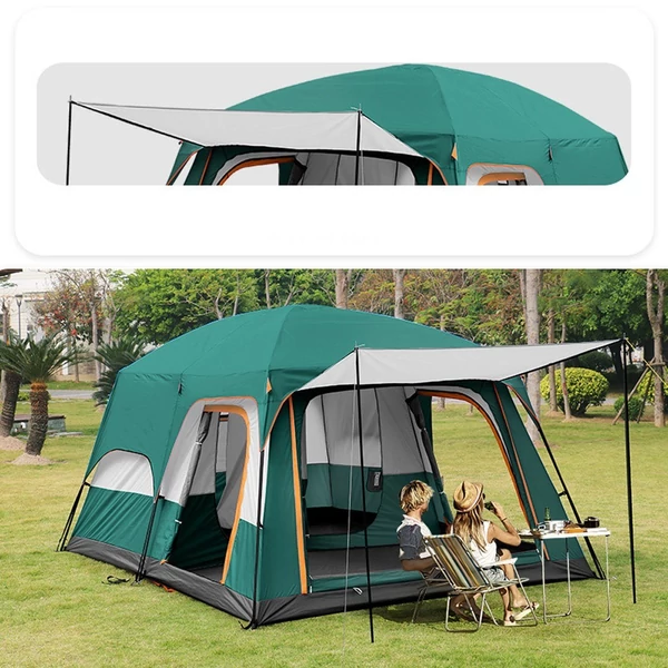 Outdoor Travel Camping Sátor 8-12 fő részére, Vízálló sátor - Keki