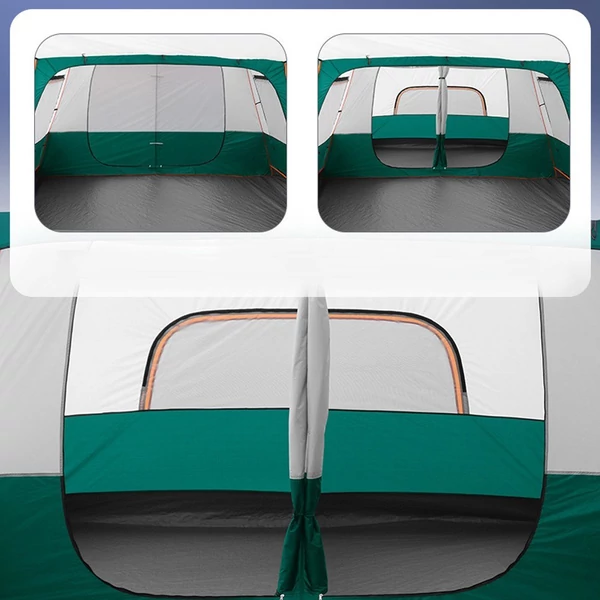 Outdoor Travel Camping Sátor 8-12 fő részére, Vízálló sátor - Keki